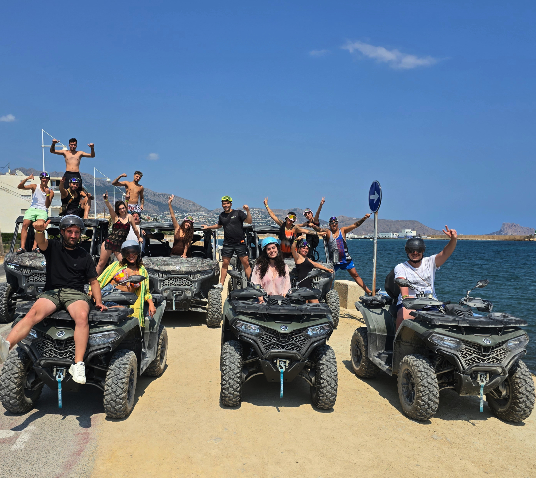 Group quad tour in Benidorm